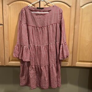 Zara Dress Red and White checkered